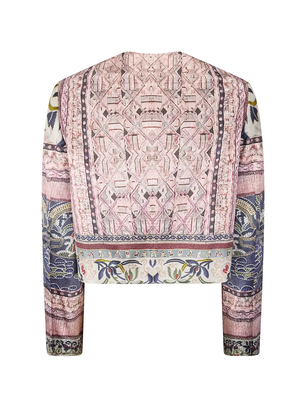  Hui Hui Geometric-print Jacket - Pink 