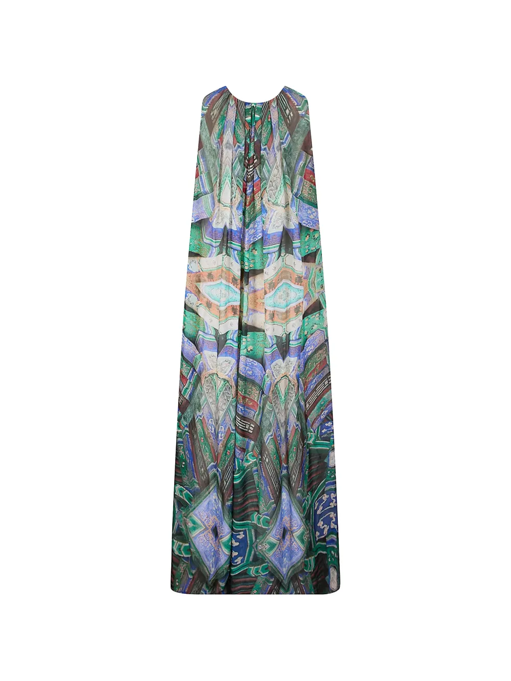  Hui Hui Floral Printed Dress - Blue 