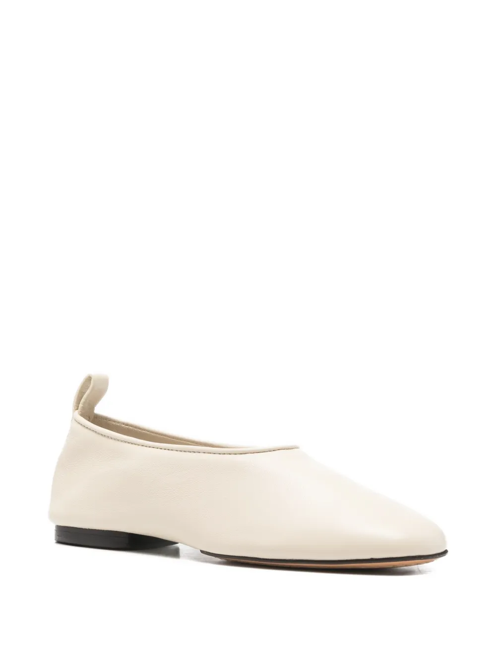  Soeur Bala Pull-tab Ballet Flats - White 