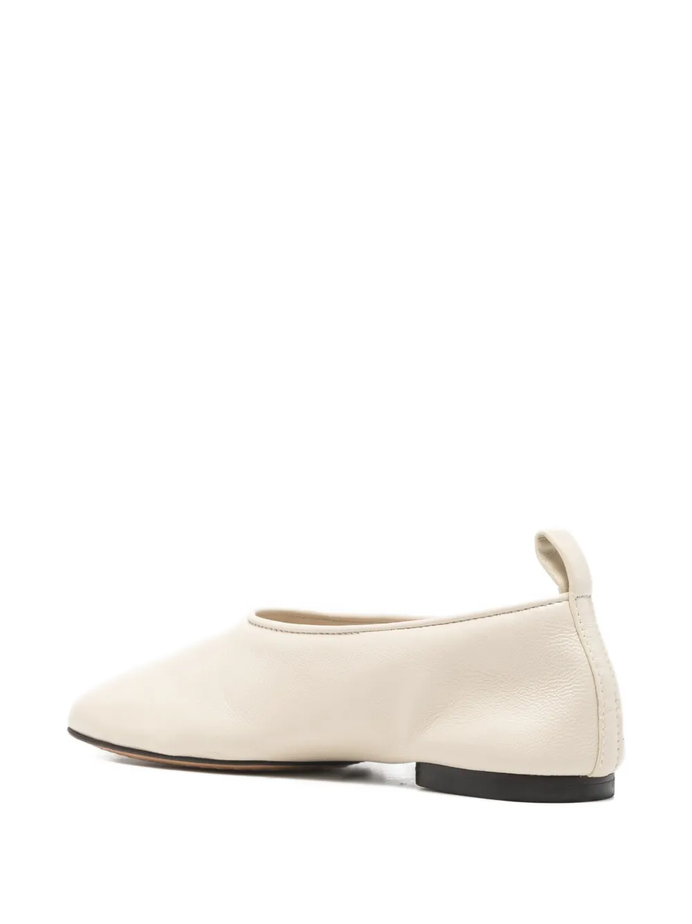  Soeur Bala Pull-tab Ballet Flats - White 