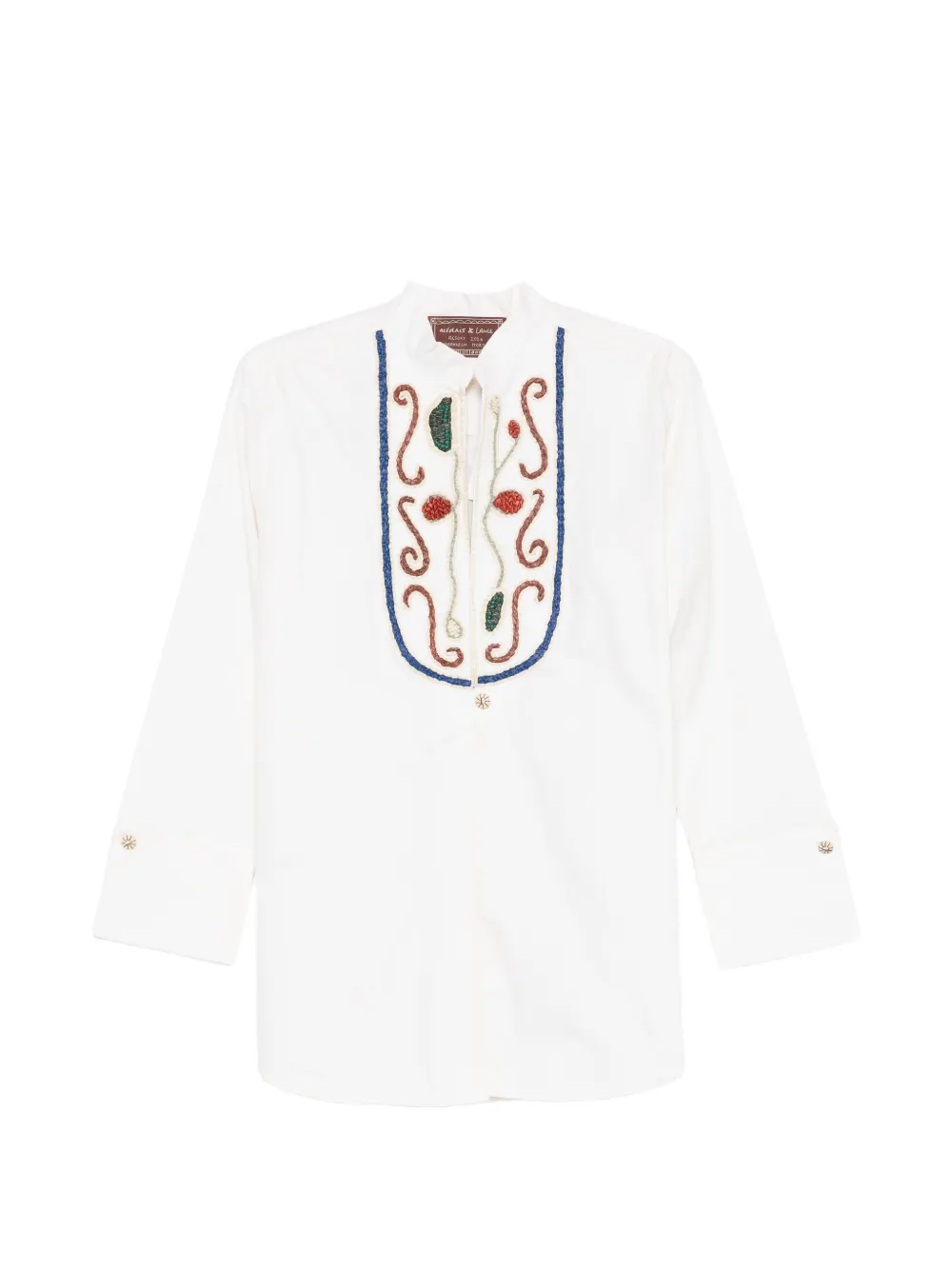 ALEMAIS Velora embroidered blouse - Neutrals