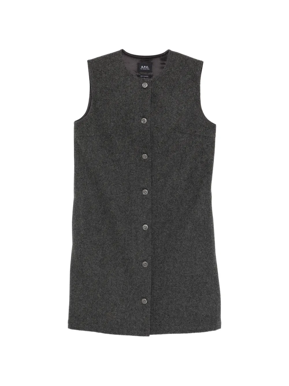 A.P.C. button-up dress - Grigio