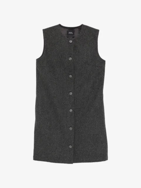 A.P.C. vestido con botones