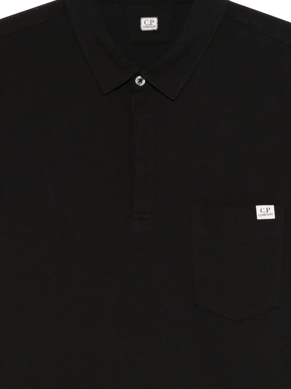 C.P. Company Poloshirt met borstzak Zwart