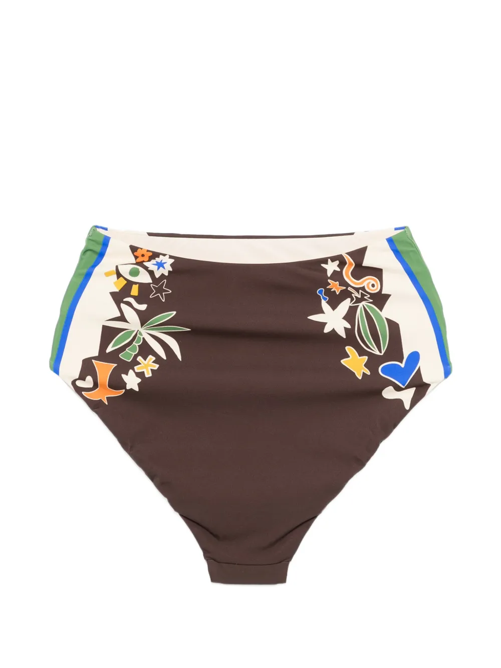  Alemais Maroc Printed Bikini Bottom - Brown 