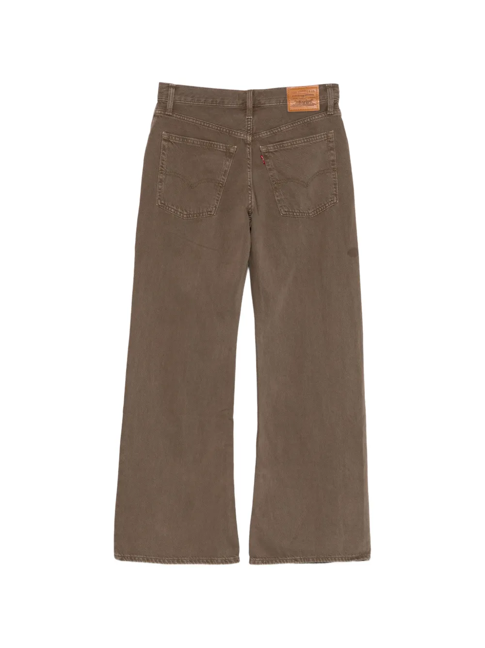  Levi's Loose Boot Washed Jeans - Brown 