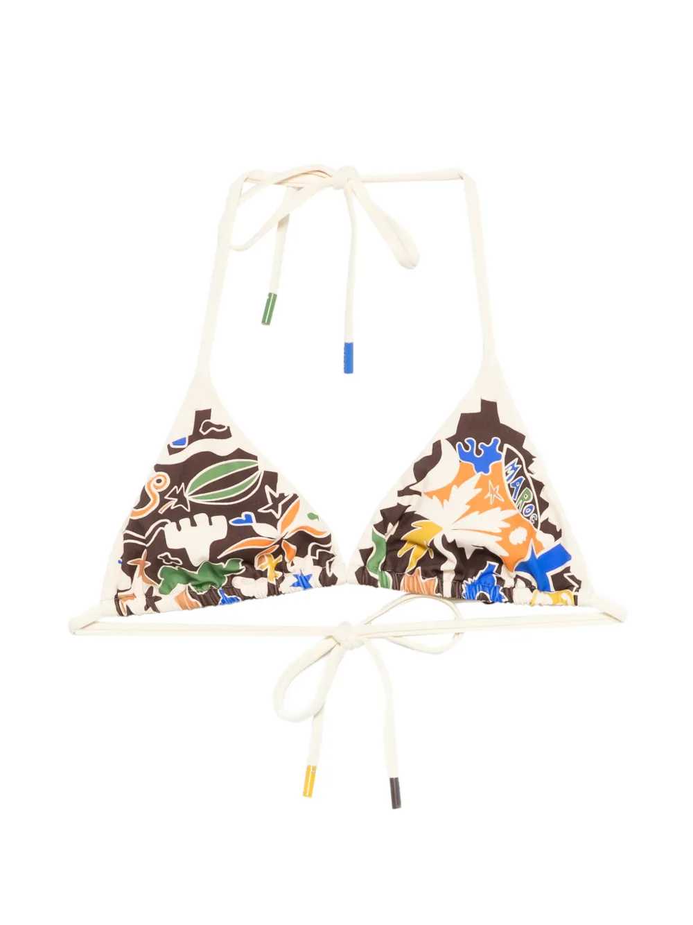 ALEMAIS Maroc triangle bikini top - Toni neutri