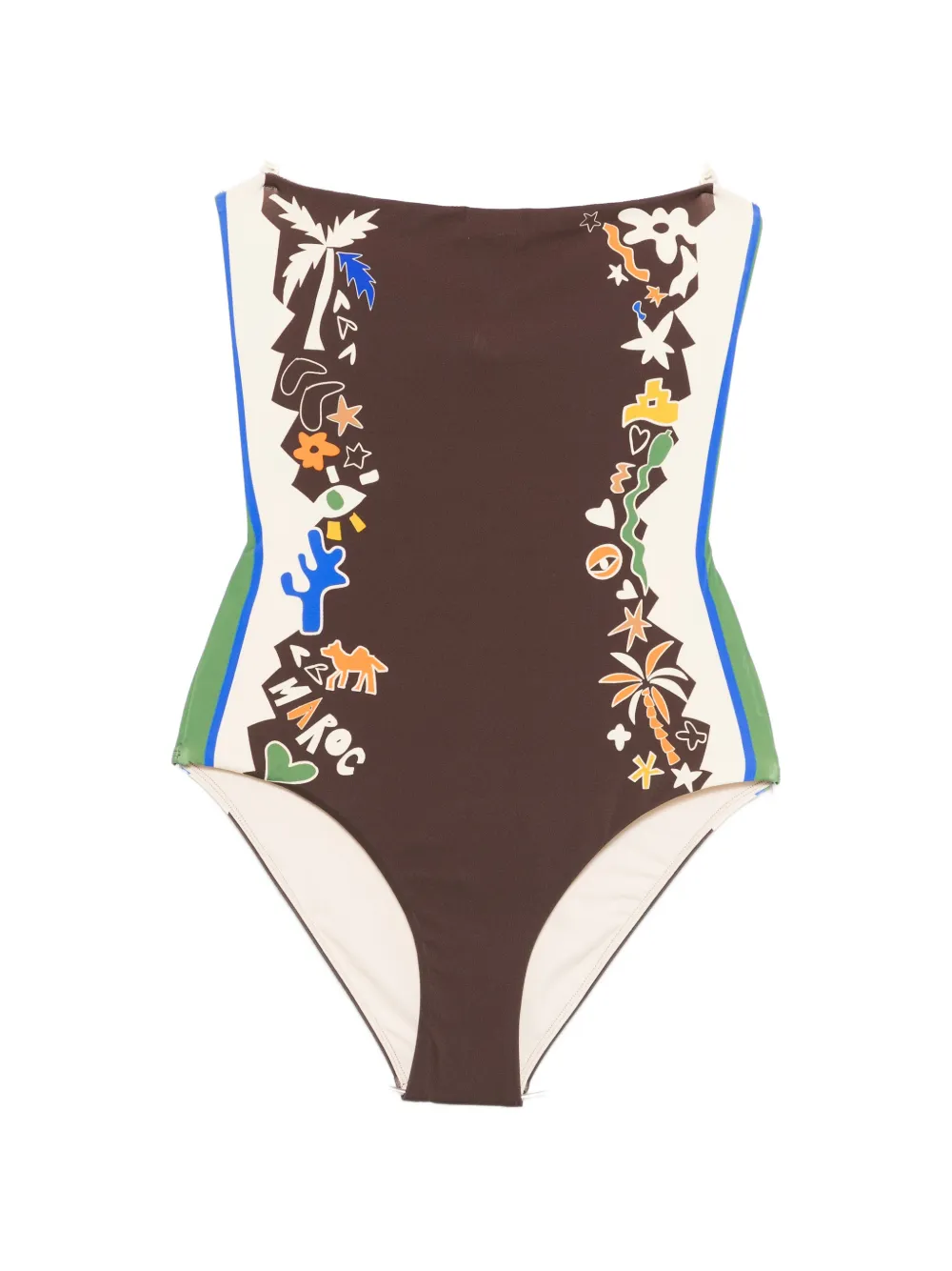 ALEMAIS Maroc swimsuit - Marrone