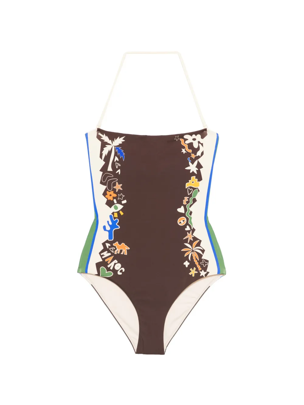 ALEMAIS Maroc swimsuit - Marrone