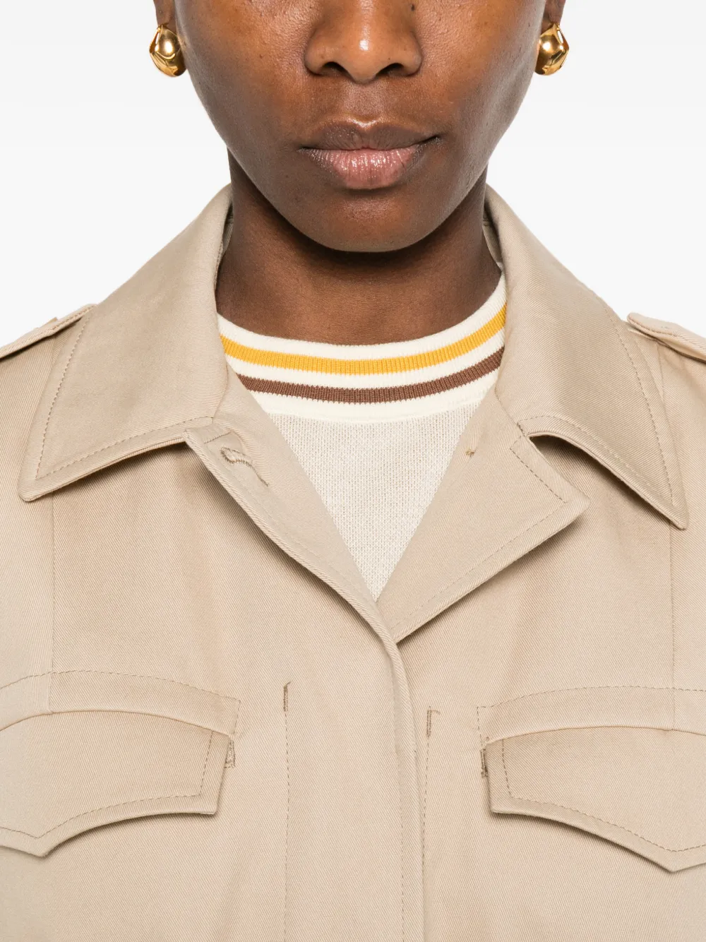 A.P.C. Jack met klepzak Beige