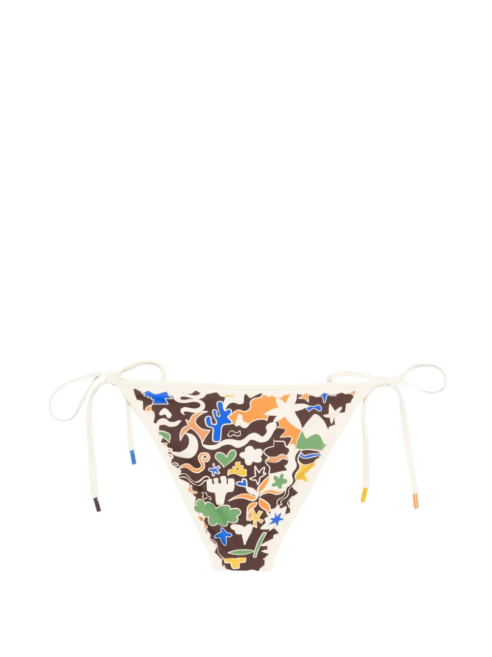  Alemais Maroc Tie-side Bikini Bottom - Neutrals 