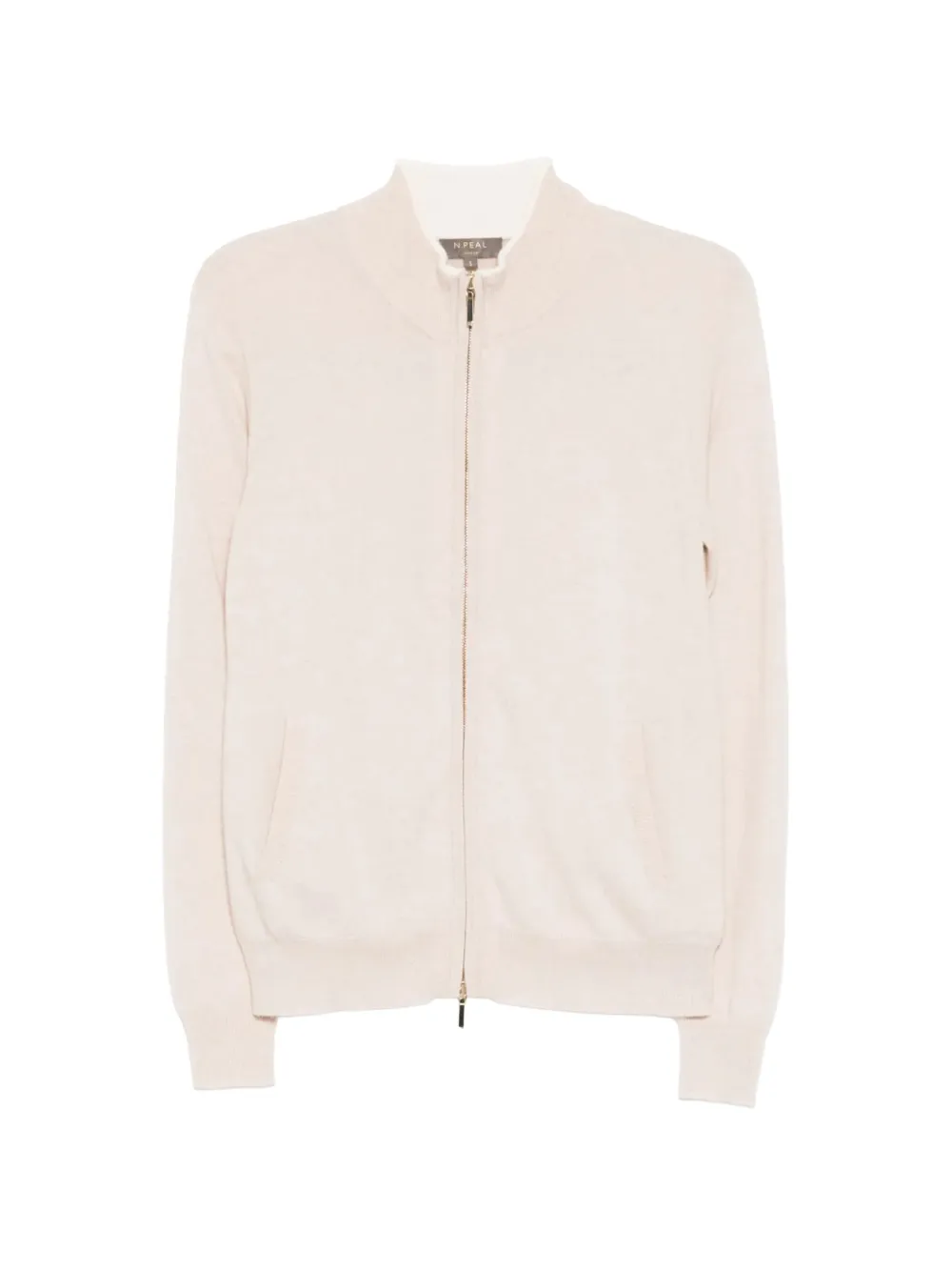 N.Peal Alisa zip-fastening cardigan - Toni neutri