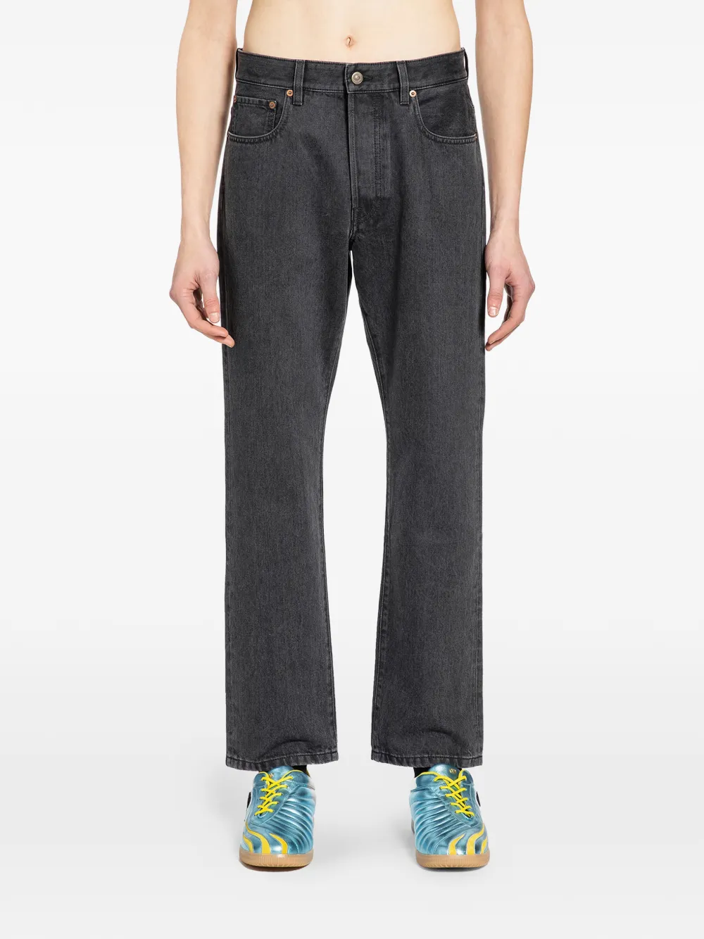 Valentino Garavani low-rise jeans - Grigio