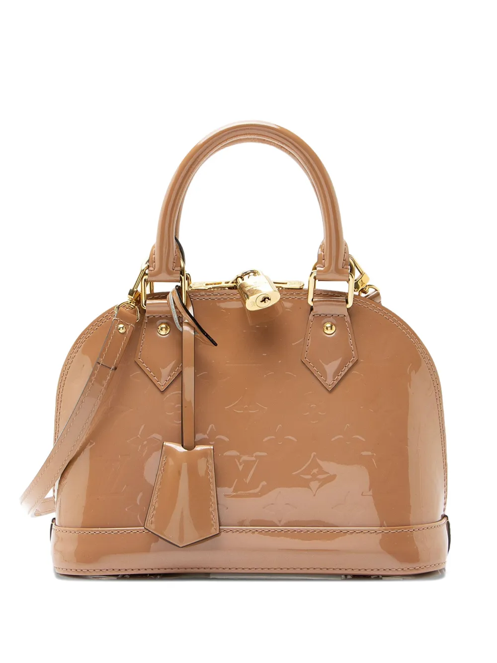 Louis Vuitton Pre-Owned 2013 BB Alma Monogram leather tote bag - Marrone