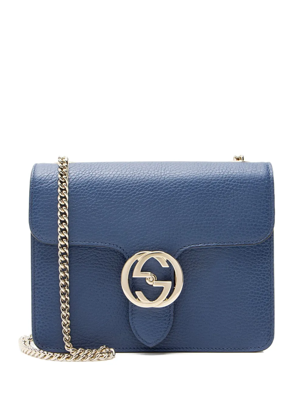 Gucci Pre-Owned 2020 Interlocking G crossbody bag - Blu