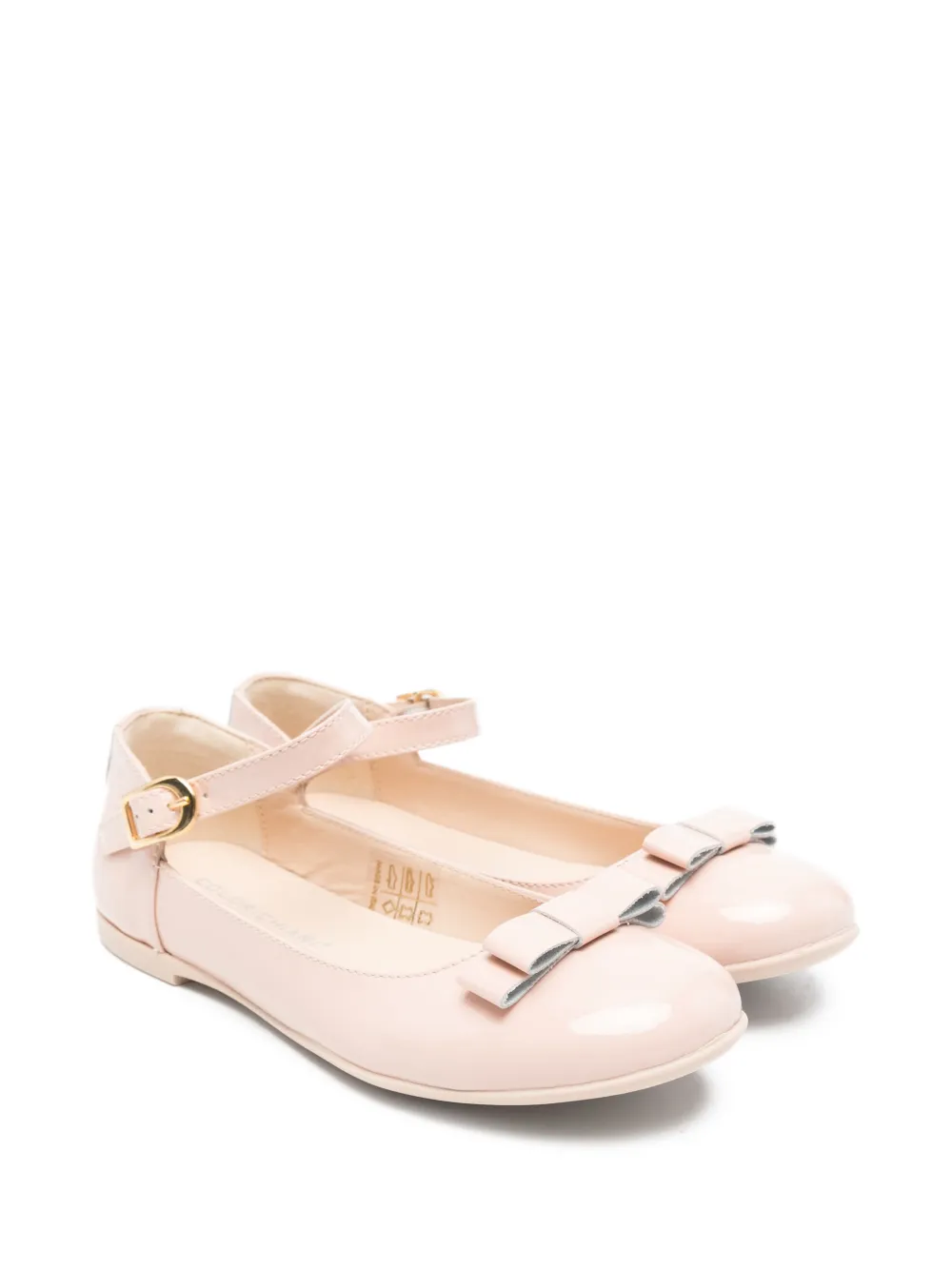 Colorichiari bow-detail ballet flats - Rosa