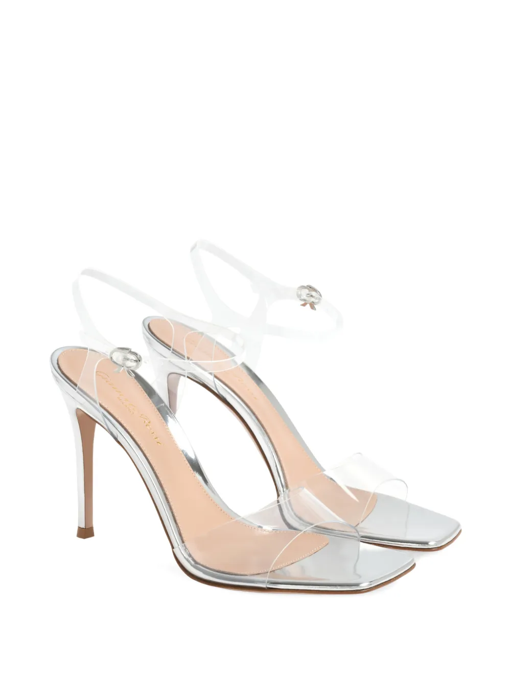 Gianvito Rossi Sandalen met vierkante neus Wit