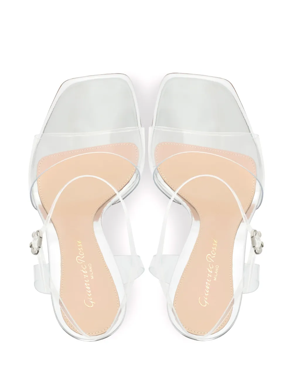 Gianvito Rossi Sandalen met vierkante neus Wit