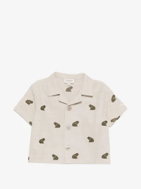 Donsje Deccie frog button-down shirt