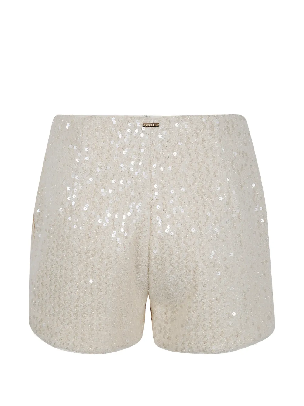  Twinset Sequinned Shorts - Neutrals 