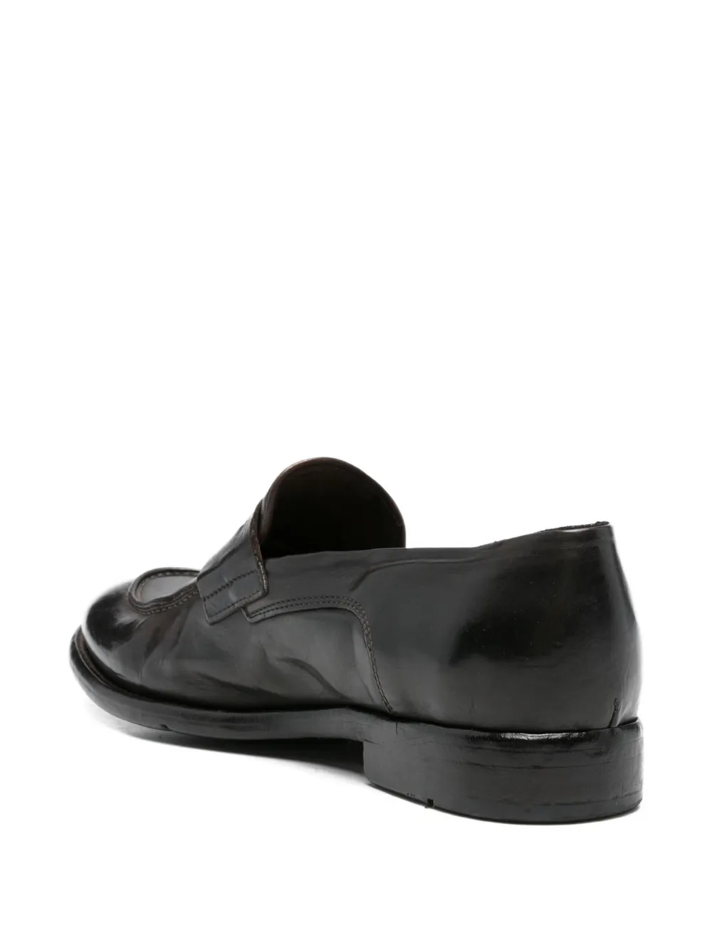 Eleventy Leren loafers Bruin