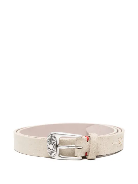 Eleventy stitched leather belt