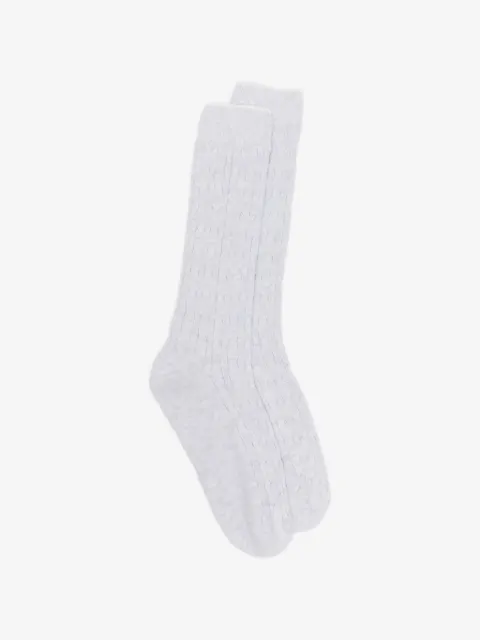 Eleventy cable-knit socks