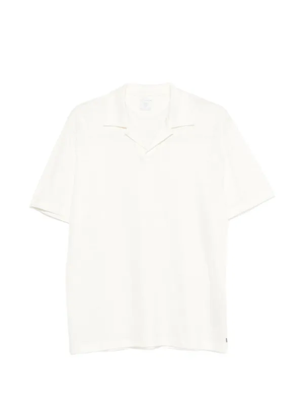 Eleventy Short-sleeves Polo Shirt in Neutrals