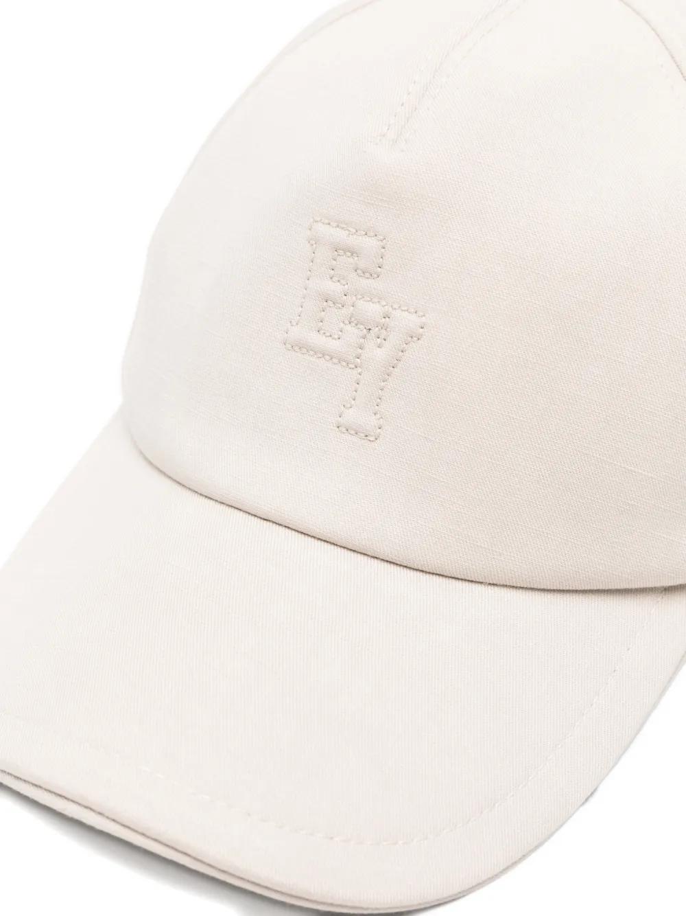 Eleventy Honkbalpet met logo Beige