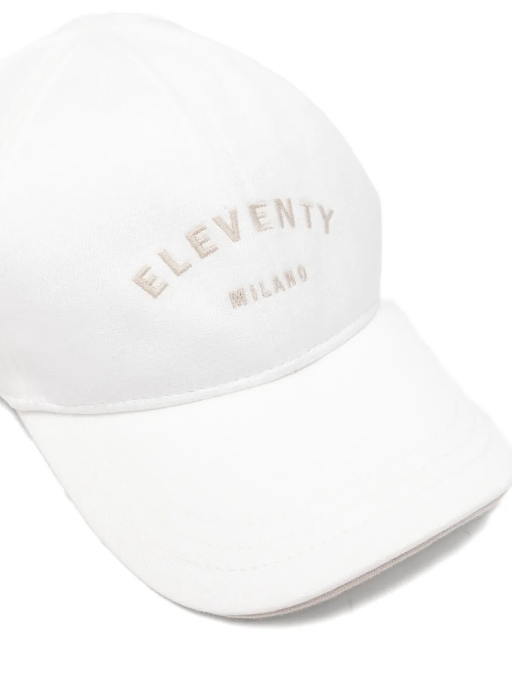  Eleventy Logo-embroidered Baseball Cap - Neutrals 