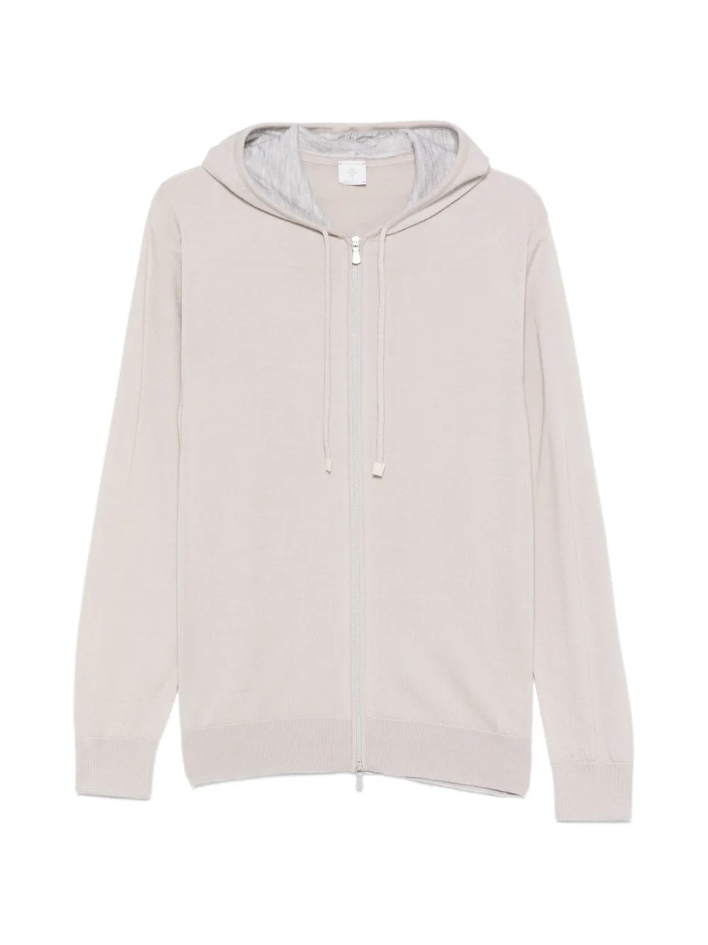 Eleventy Felpa con cappuccio e zip - Toni neutri