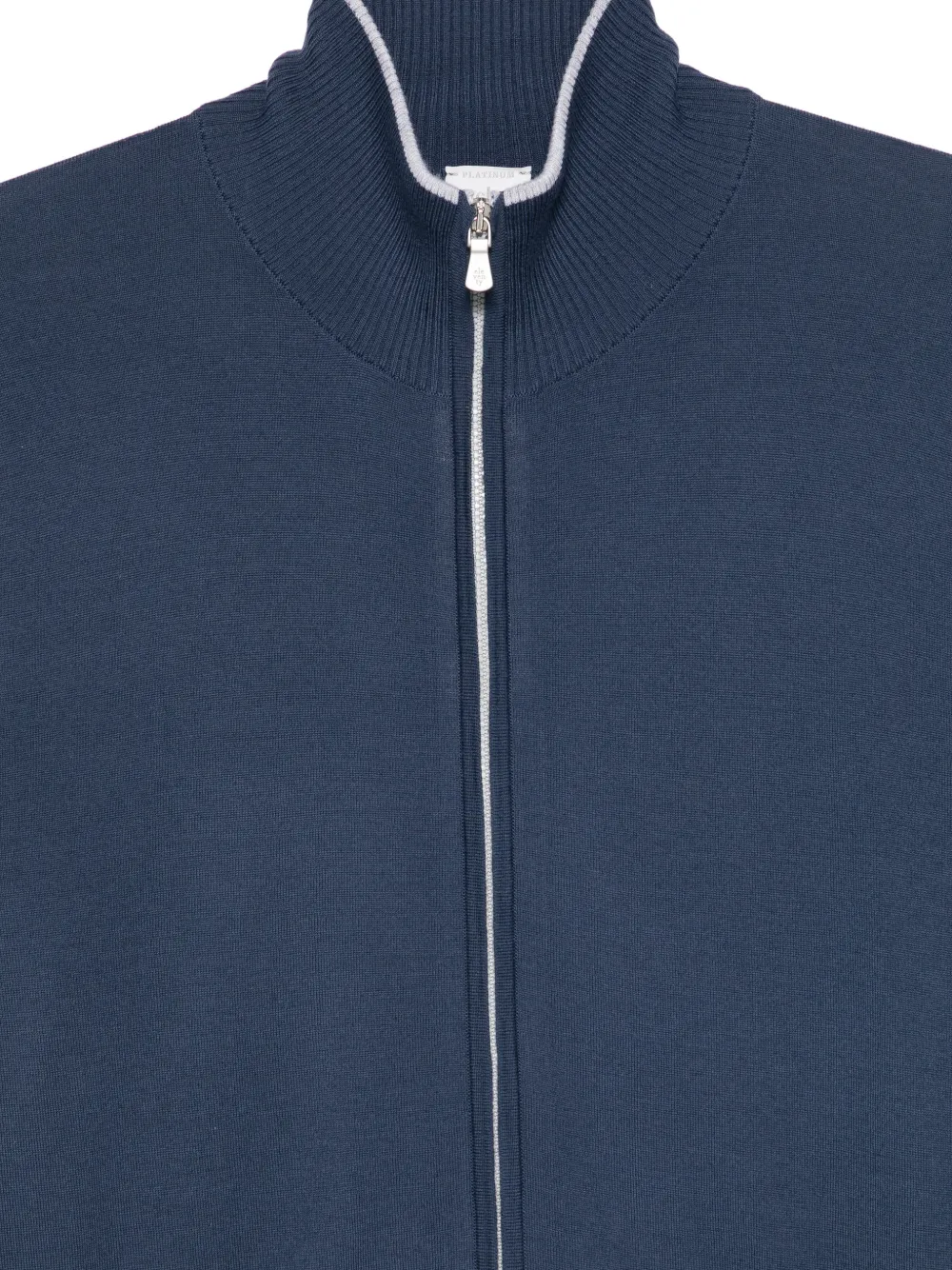  Eleventy Zip-front Cardigan - Blue 