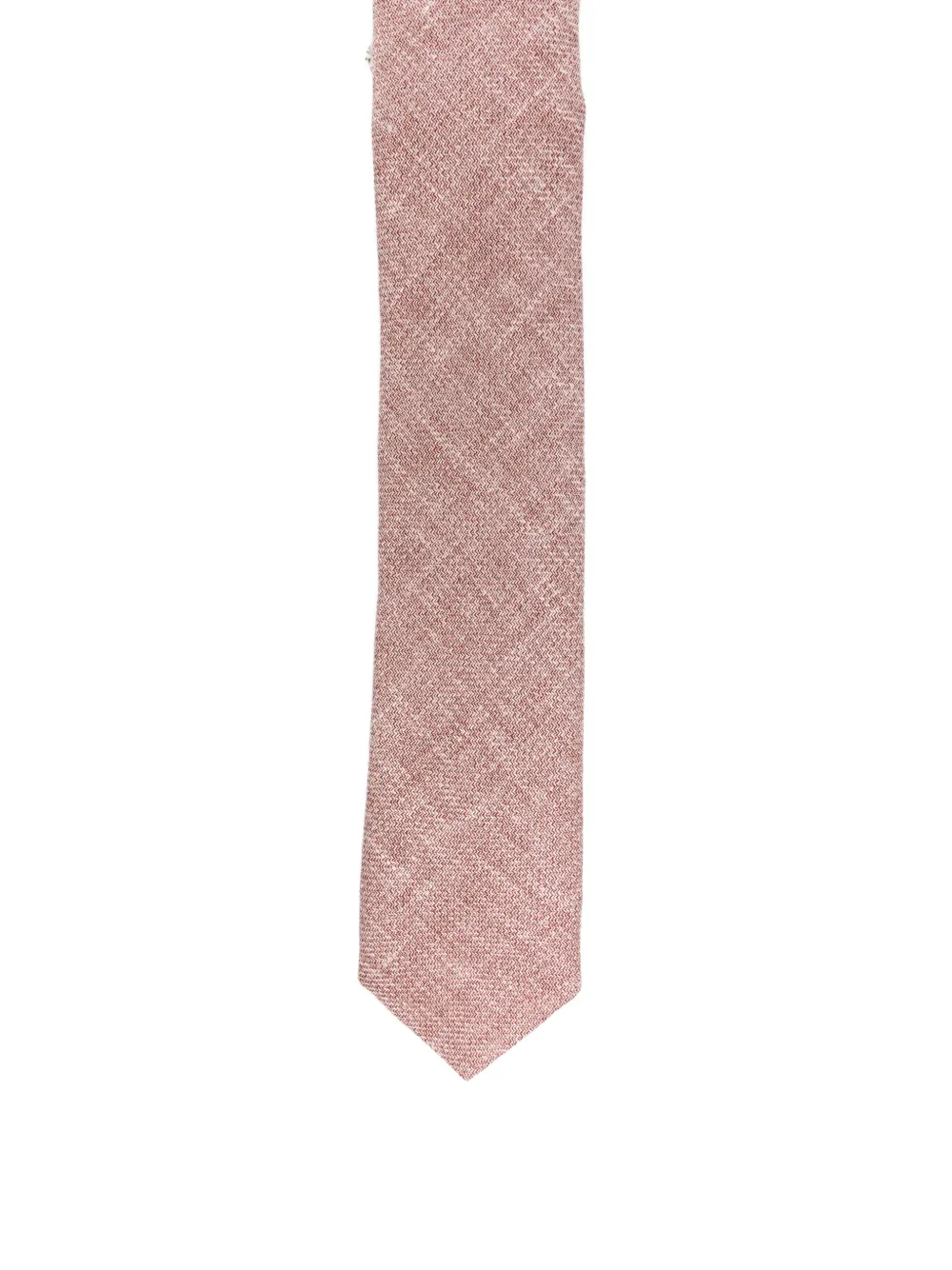 Eleventy Geweven stropdas Roze
