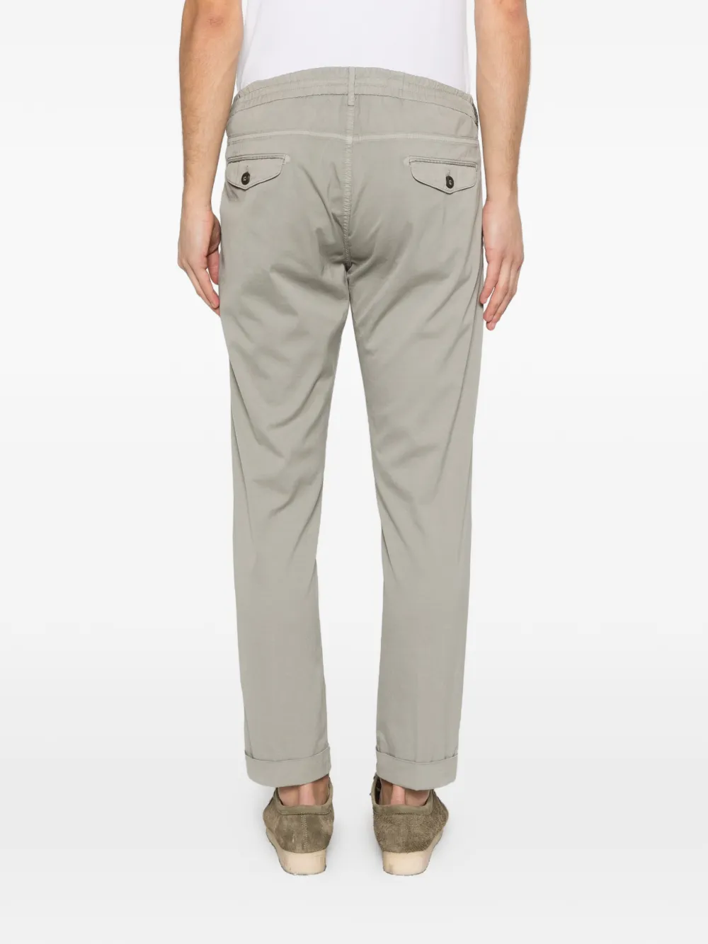 Eleventy Broek met trekkoord Beige