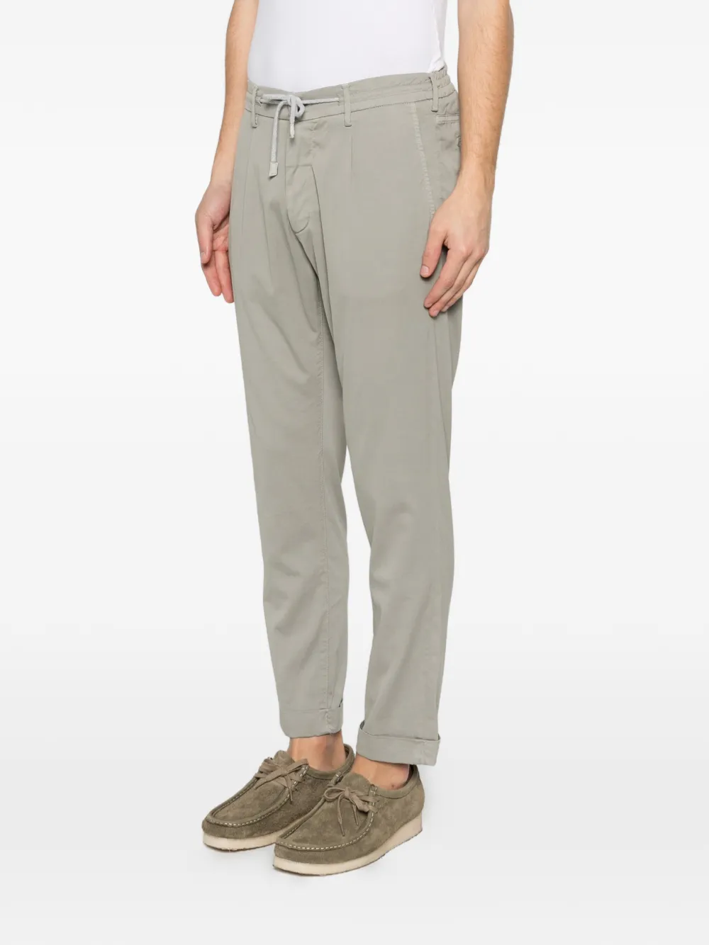  Eleventy Drawstring Trousers - Neutrals 