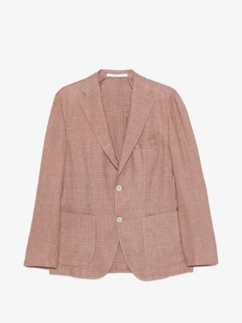 Eleventy single-breasted check blazer