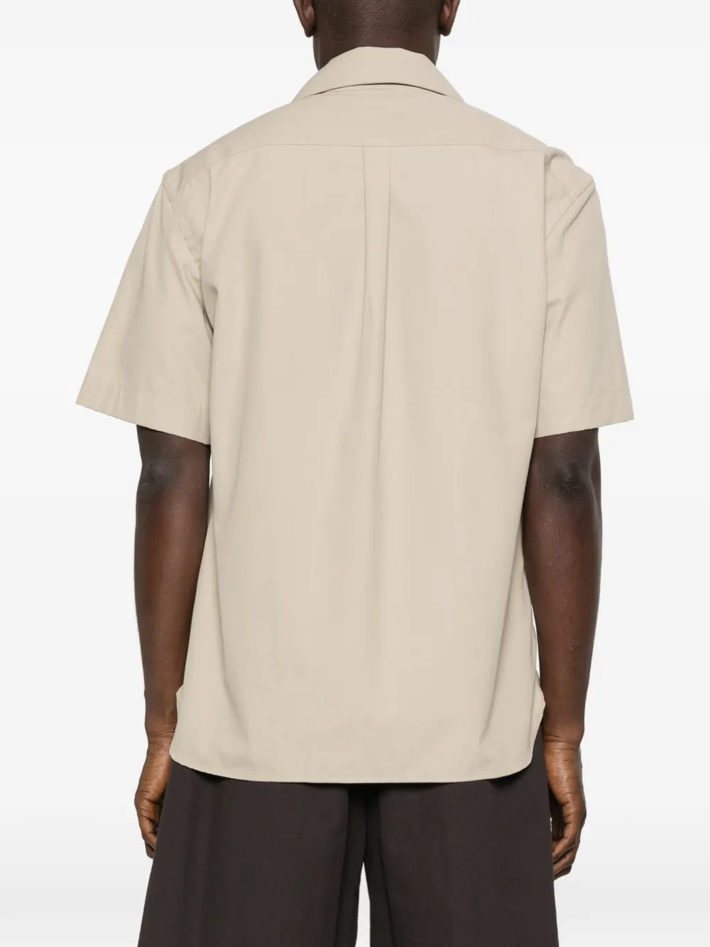 Eleventy Overhemd met zak Beige