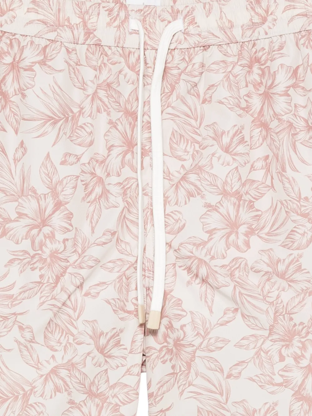  Eleventy Floral-pattern Swim Shorts - Neutrals 