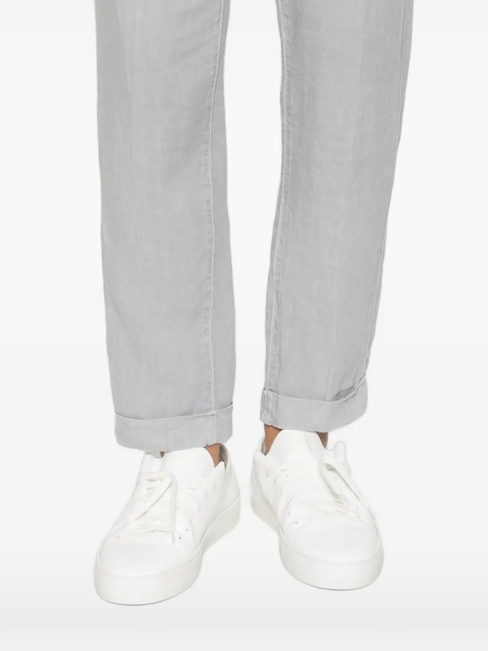 Eleventy Broek met trekkoord Grijs