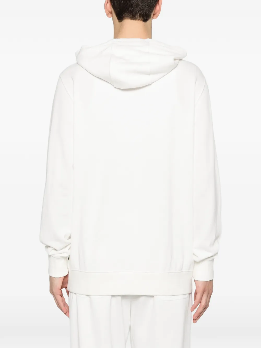 Eleventy Hoodie met ronde hals Wit