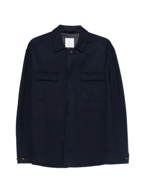 Eleventy patch pocket over shirt jacket