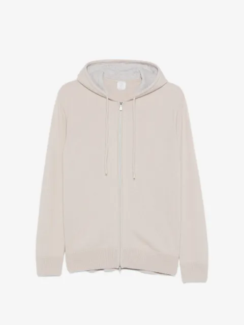 Eleventy hoodie à fermeture zippée
