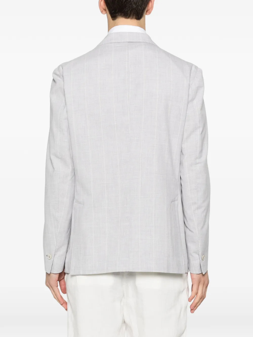 Eleventy Blazer met enkele rij knopen Grijs