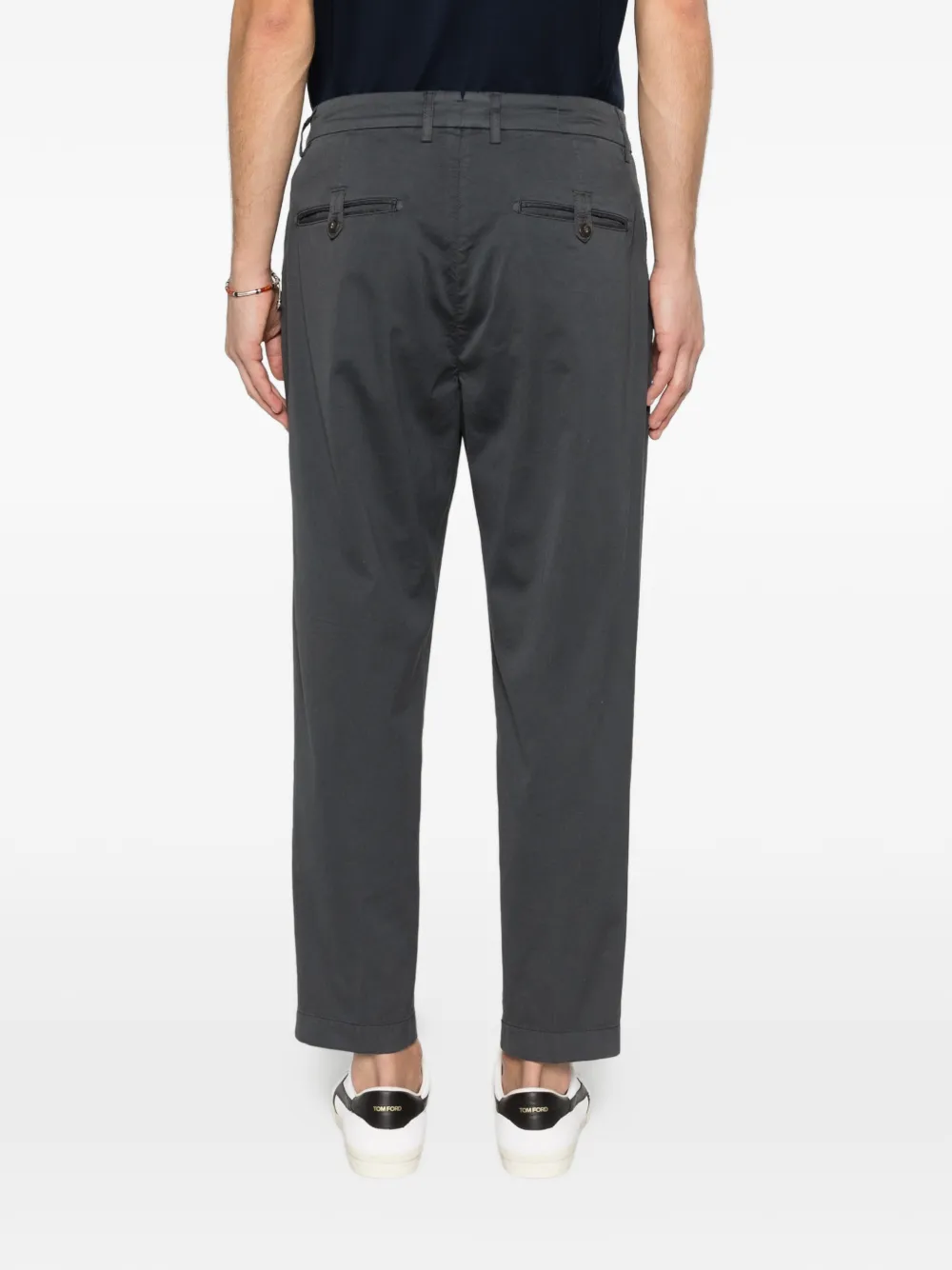 Eleventy Broek met knoopsluiting Zwart