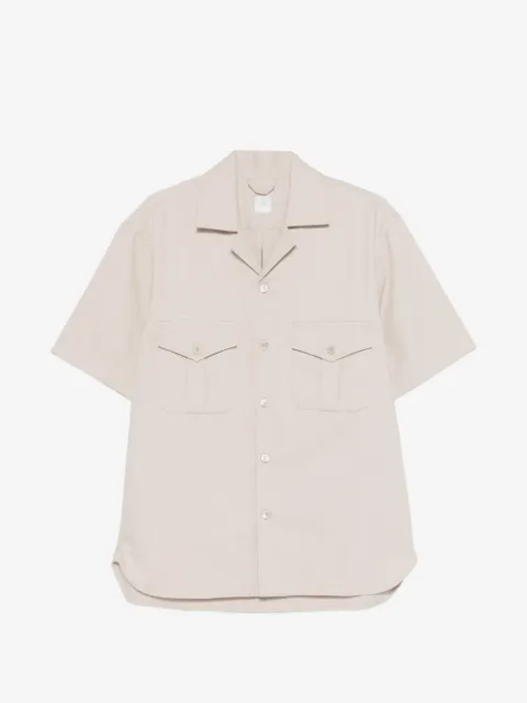 Eleventy flap pockets shirt