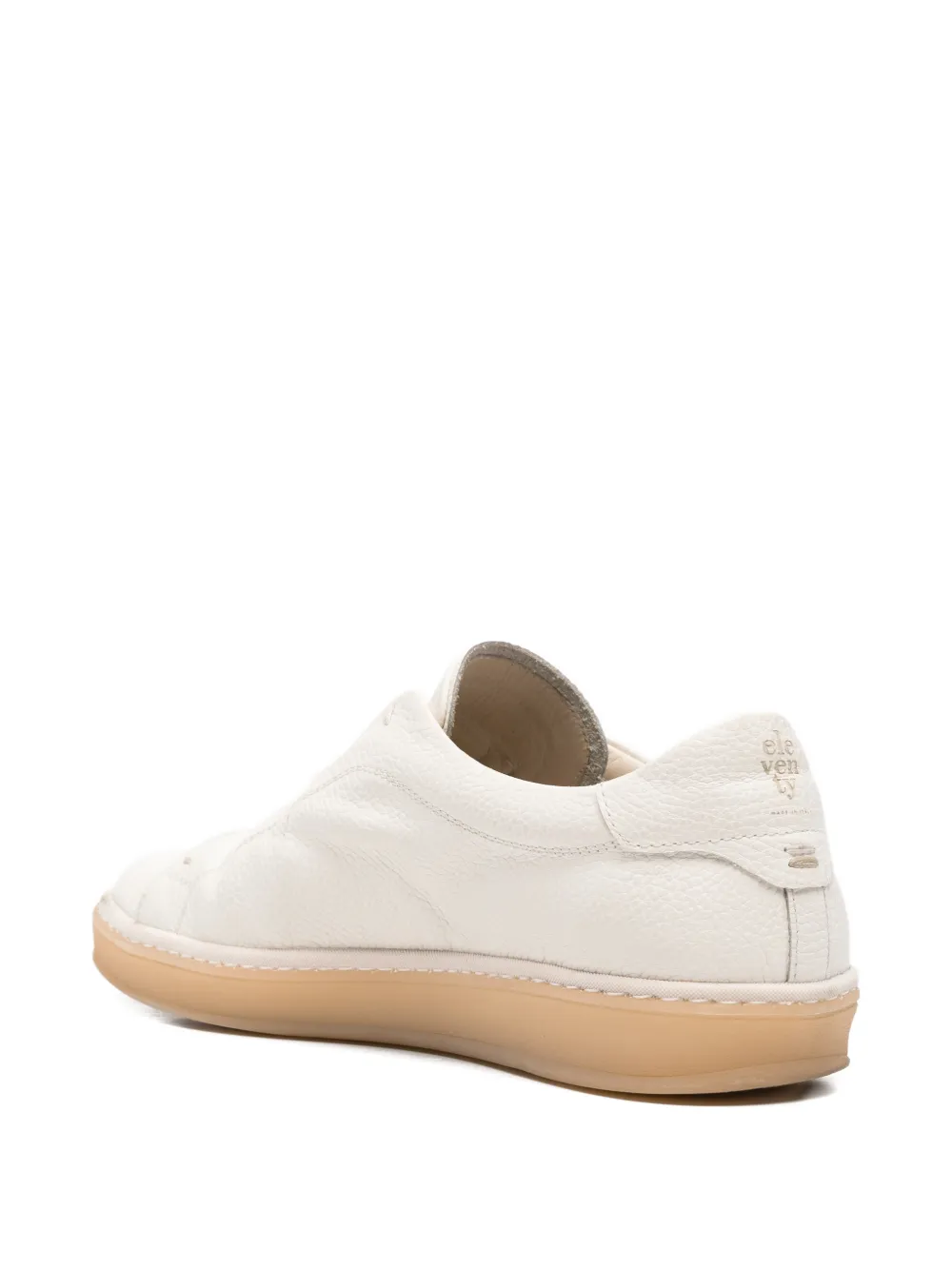 Eleventy Leren sneakers Beige
