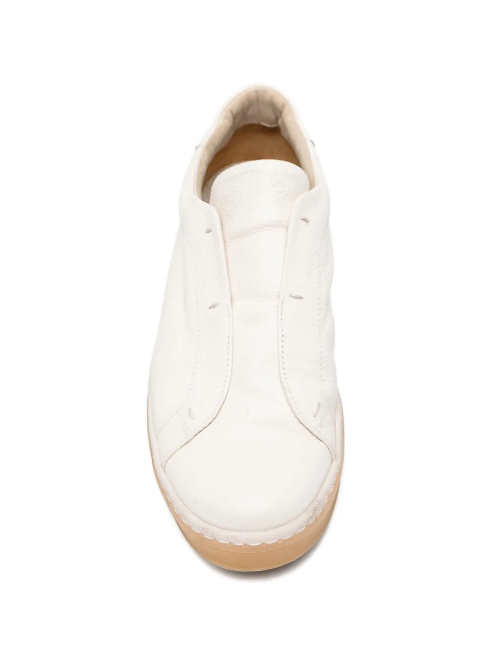 Eleventy Leren sneakers Beige