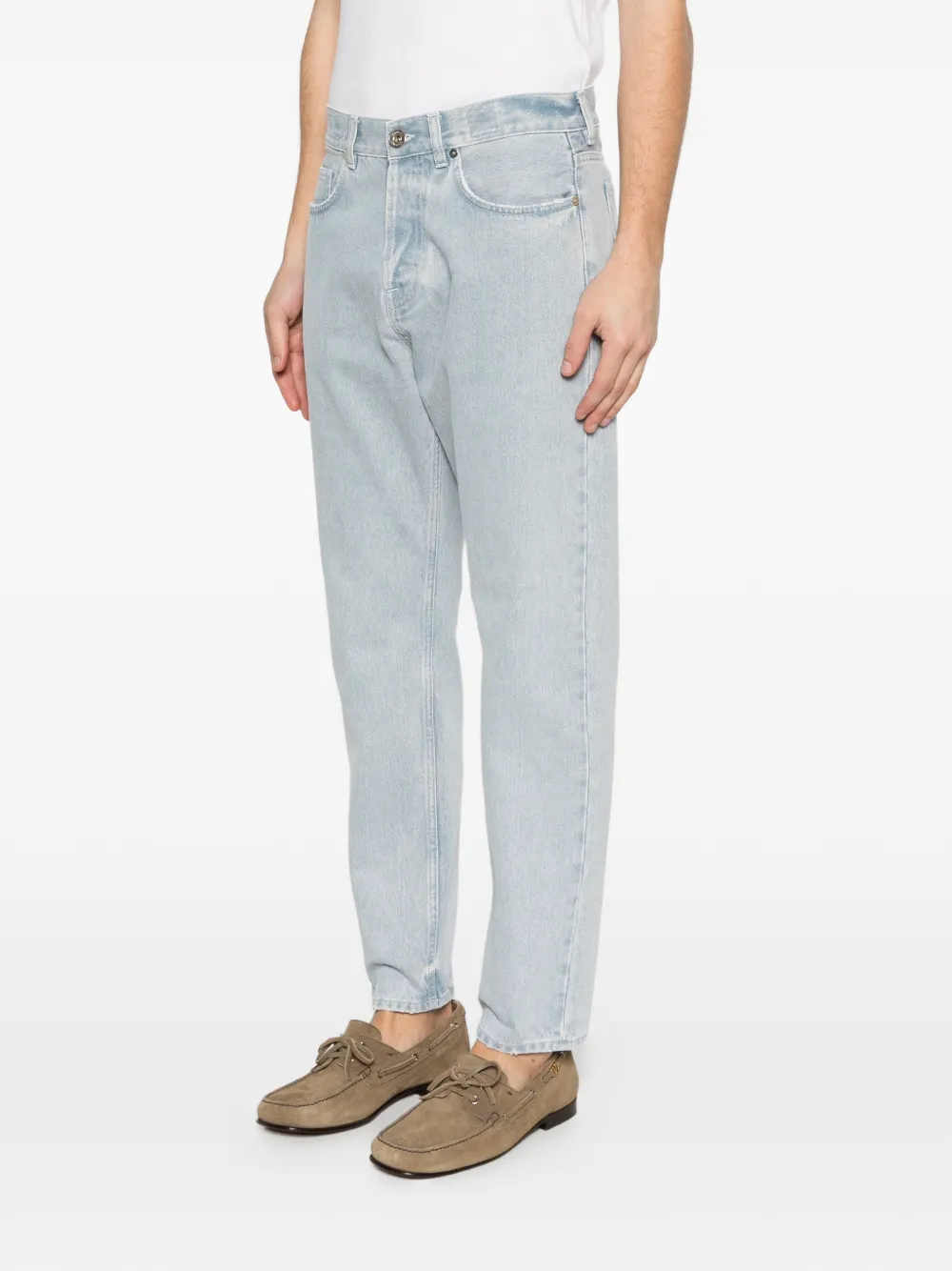 Eleventy Jeans met knoopsluiting Blauw