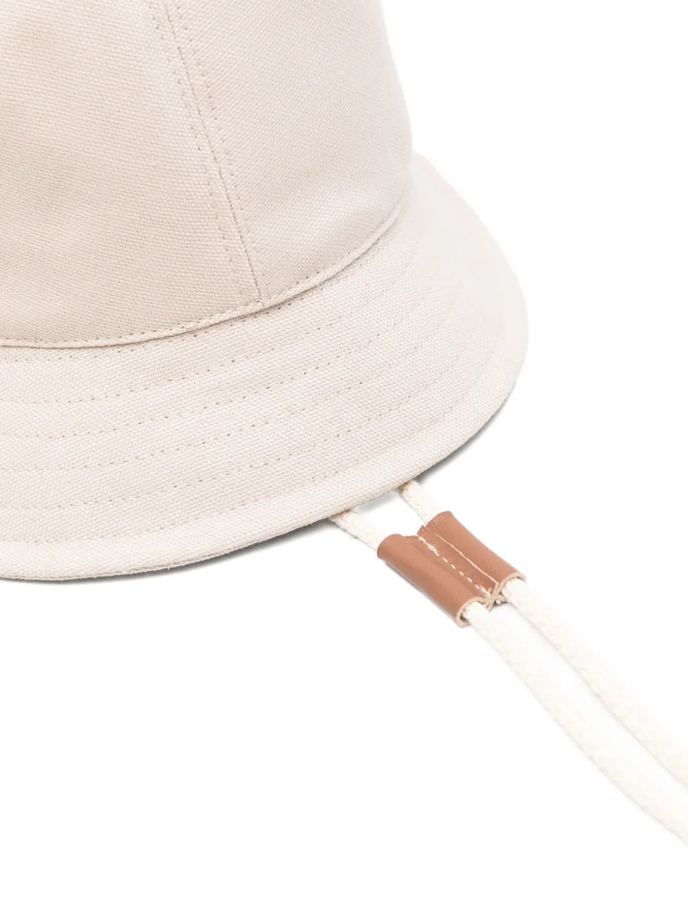  Eleventy Drawstring Bucket Hat - Neutrals 