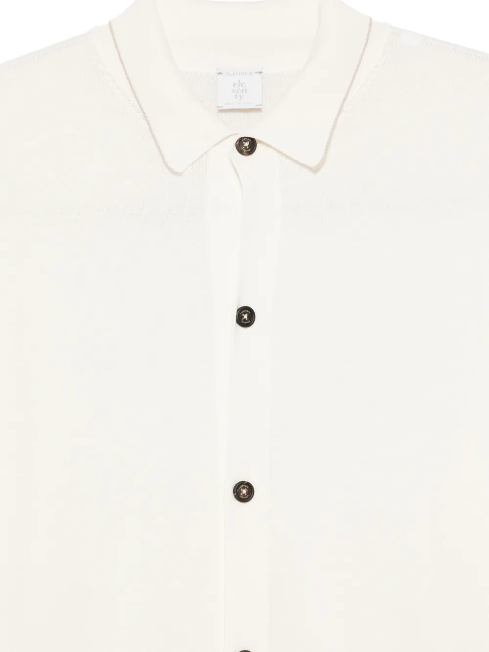 Eleventy Buttoned Cardigan - Neutrals 